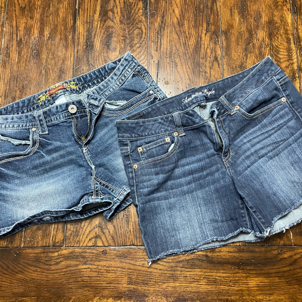 Jean shorts bundle - AE and Maurices - Size 12